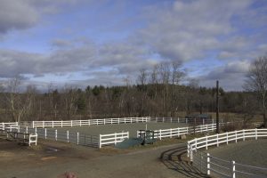 Outdoor riding rings