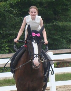 vaulting lesson dance and gymnastics on horseback